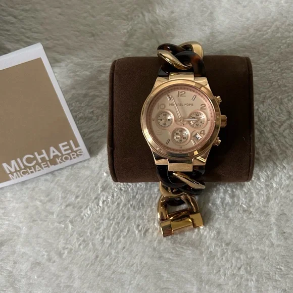 michael michael kors chain link bracelet watch - Picture 4 of 8